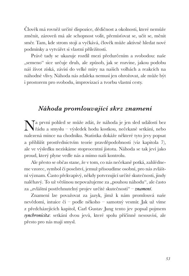 Ukázka knihy Kouzla náhody, strana 53